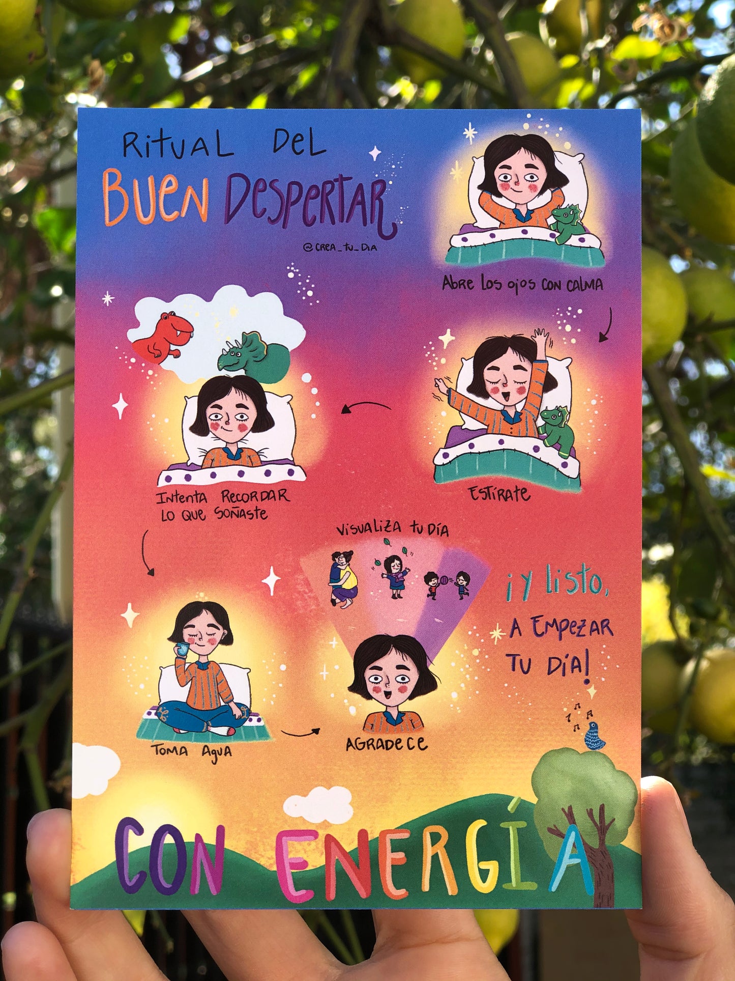 Ritual del Buen Despertar (póster + postal + tarjetas magnéticas)